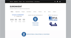 Desktop Screenshot of euroinvent.org
